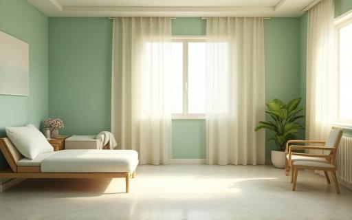 A serene and peaceful room for palliative care